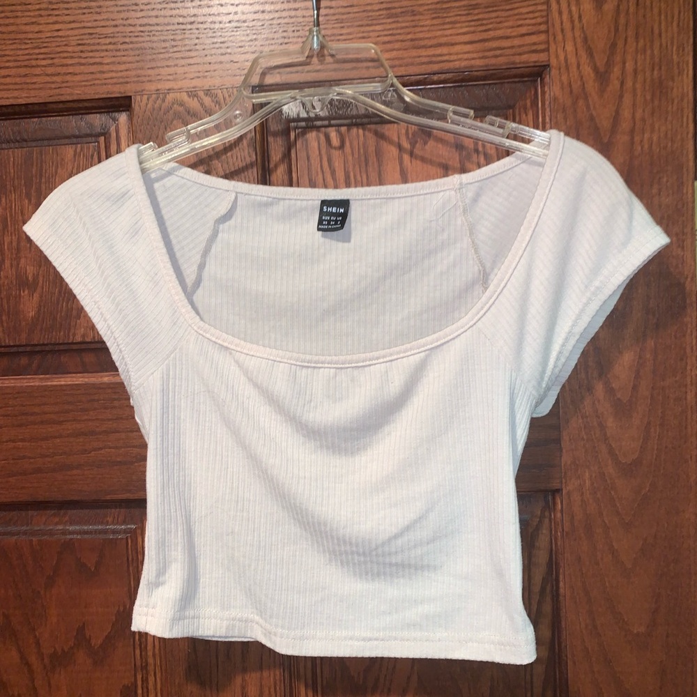 Cream Shein Top